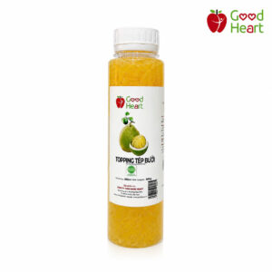 Topping tép bưởi Good Heart - nguyên liệu pha chế giúp tăng hương vị và tạo điểm nhấn cho trà bưởi, trà trái cây và nhiều loại đồ uống.